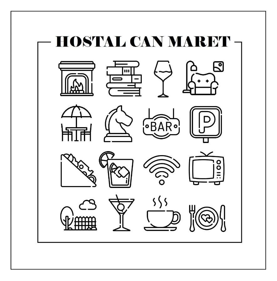 Hostal Can Maret Vilademuls Exteriör bild